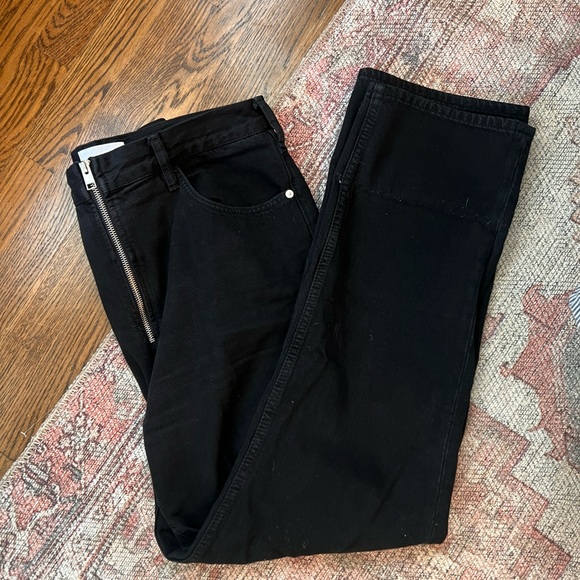 Frame Le High ‘N’ Tight Straight Zip Jean - Picture 5 of 6